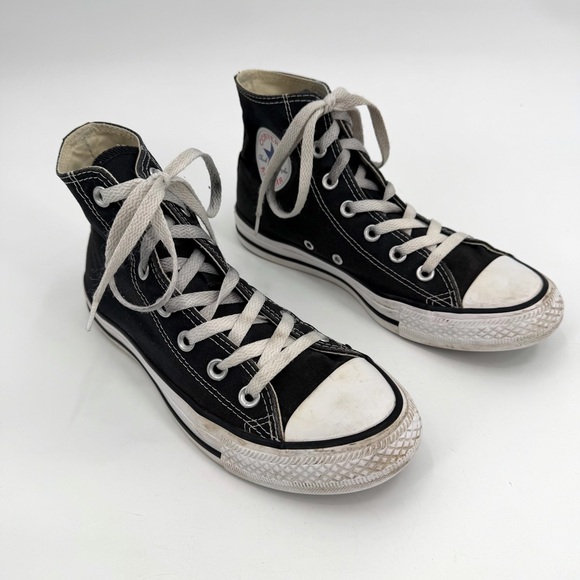 Converse Sneakers Men’s 6 Chuck Taylor All Star High Top Black Canvas READ - Picture 2 of 12